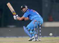 Yuvraj Singh struggled in the final against Sri Lanka.